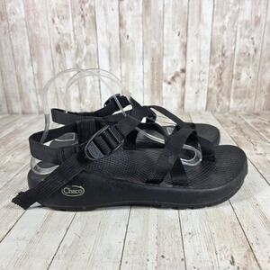 Chaco Z/Cloud Sandals Adjustable Straps‎ Comfortable Walking Black Mens 9